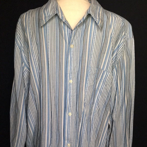Gear Seven Collection Striped Button Down - Picture 4 of 16